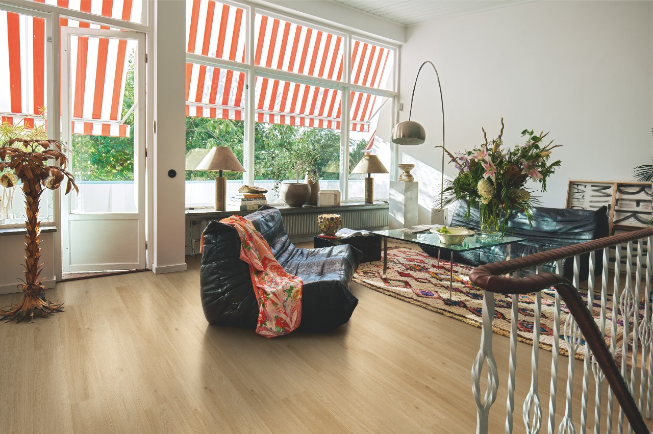 Pergo Dąb Pier, Bergen, aranżacja