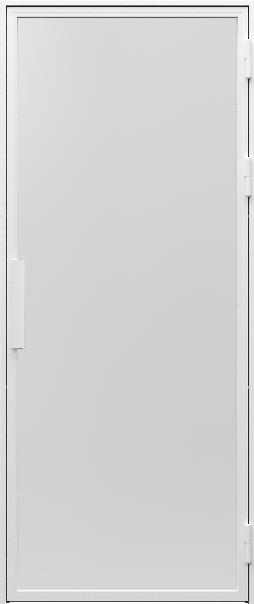 Porta Loft Stalowe model 0 bialy