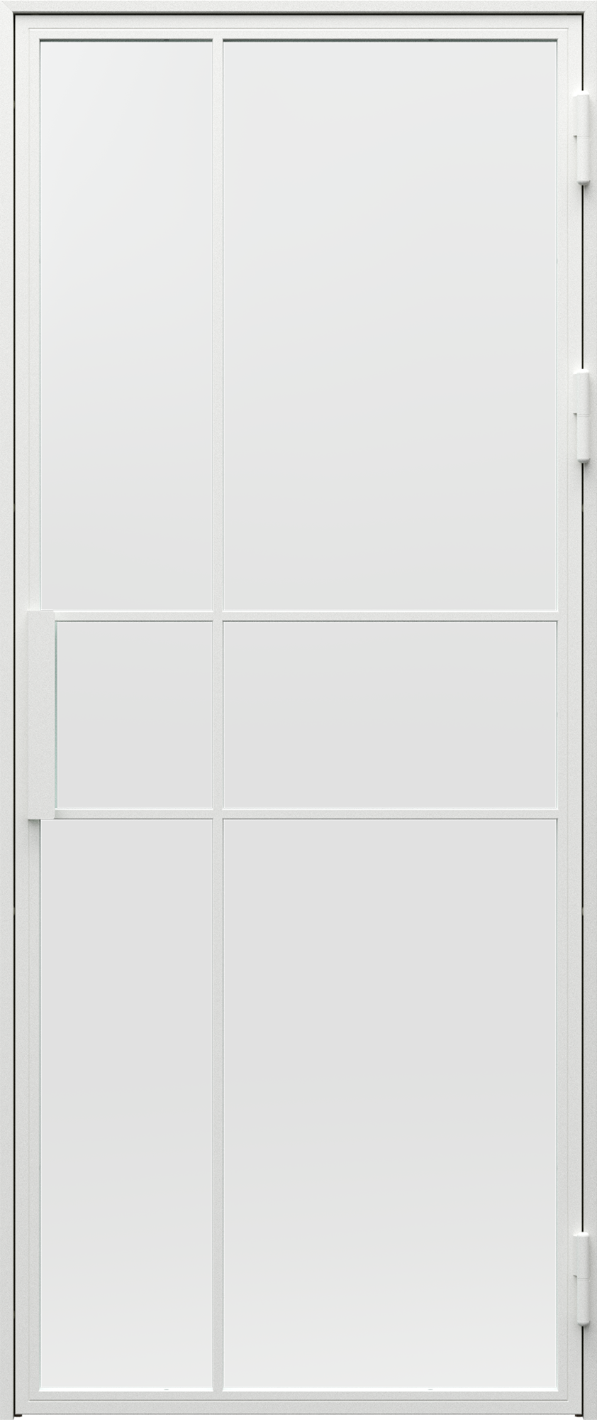 Porta Loft Stalowe model 4 bialy