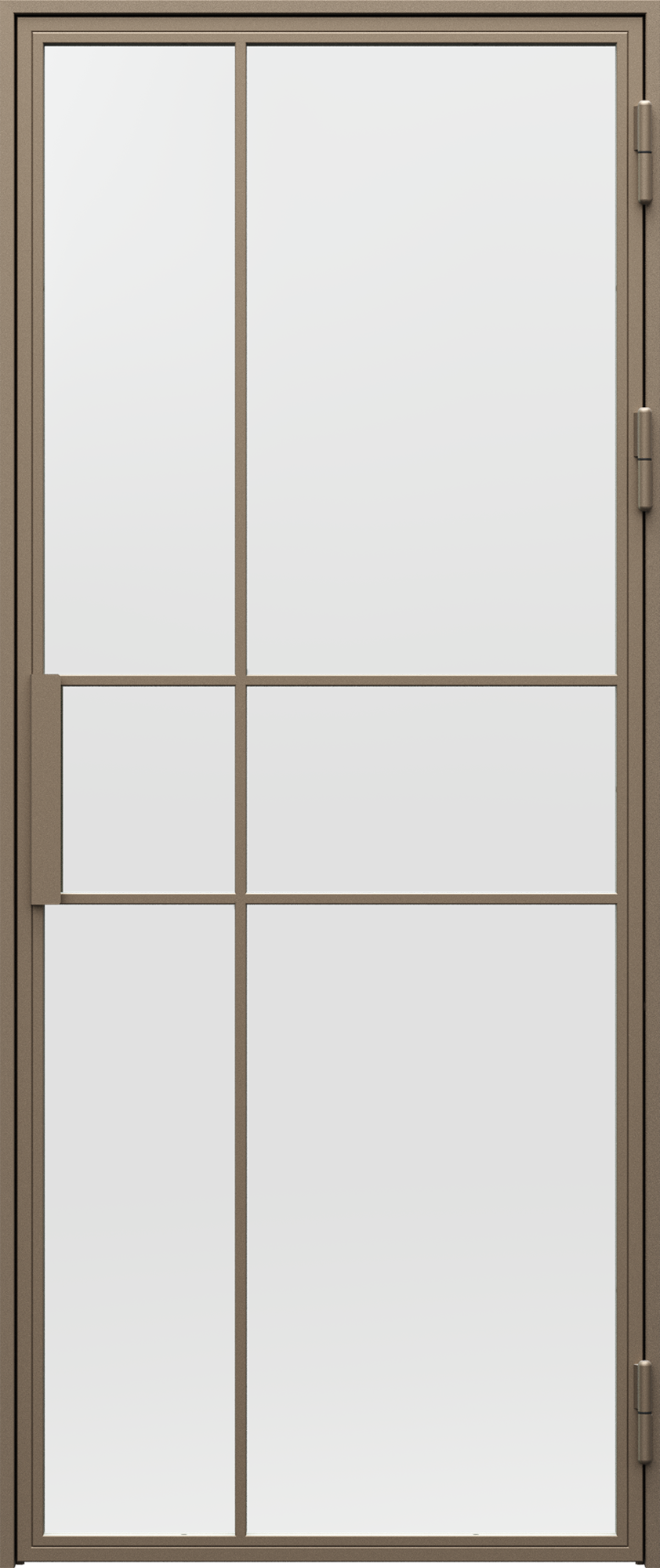 Porta Loft Stalowe model 4 szampanski