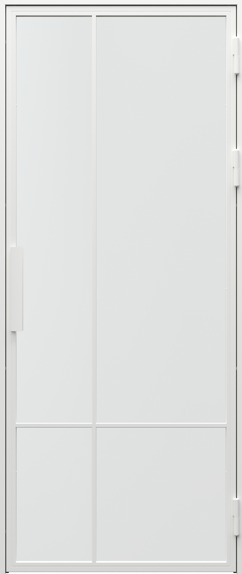 Porta Loft Stalowe model 5 bialy