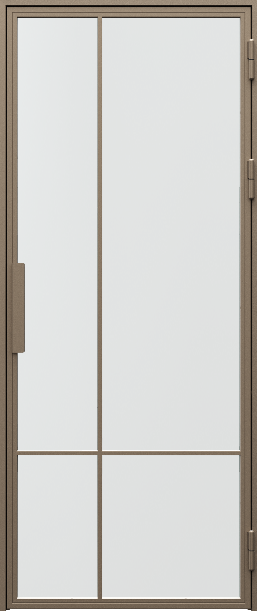 Porta Loft Stalowe model 5 szampanski