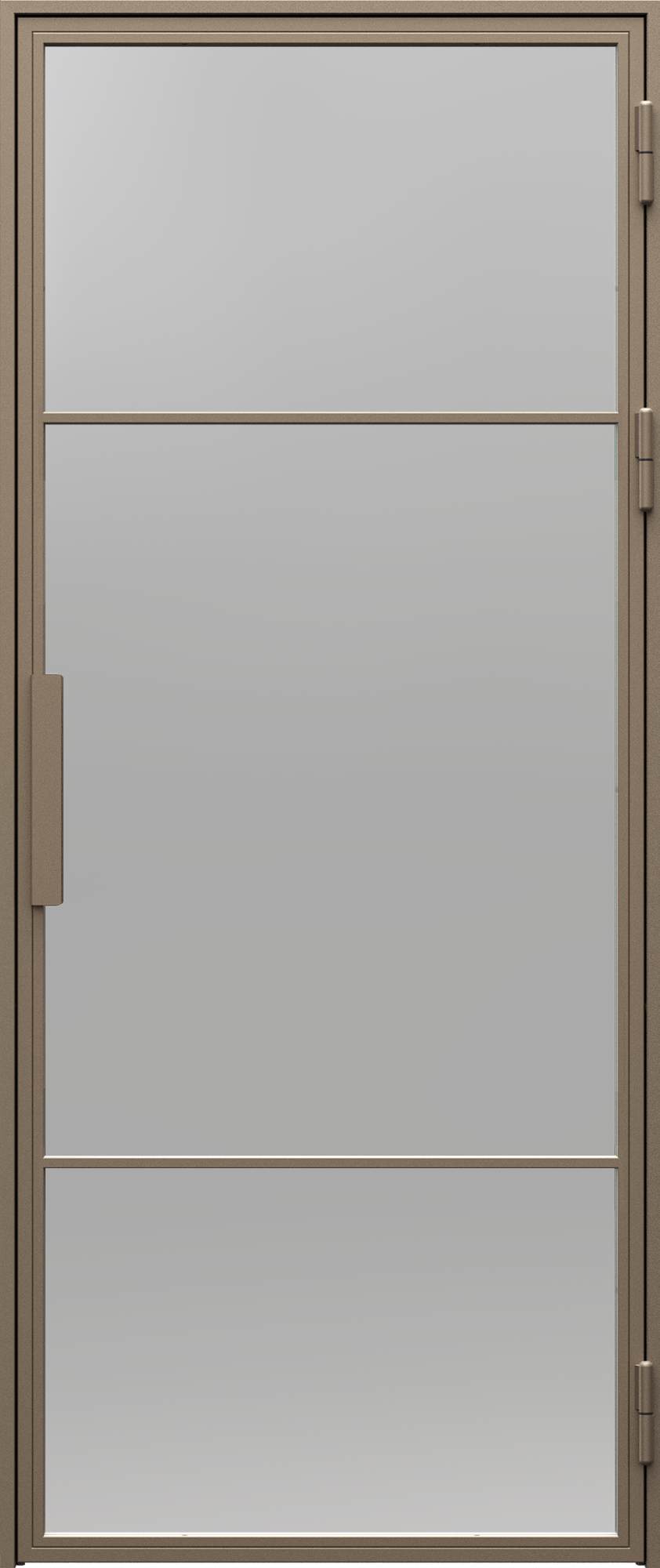 Porta Loft Stalowe model 6 szampanski